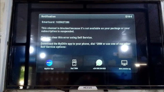 DStv Error E16-4 Fix 2025